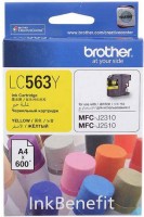 Photos - Ink & Toner Cartridge Brother LC-563Y 