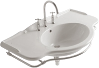 Photos - Bathroom Sink Globo Paestum PA022.BI 1100 mm