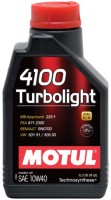 Photos - Engine Oil Motul 4100 Turbolight 10W-40 1 L