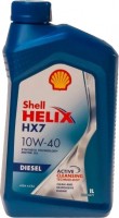 Photos - Engine Oil Shell Helix HX7 Diesel 10W-40 1 L