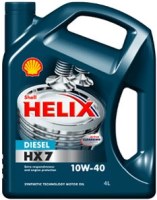 Photos - Engine Oil Shell Helix HX7 Diesel 10W-40 4 L