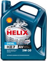 Photos - Engine Oil Shell Helix HX7 Diesel AV 5W-30 4 L