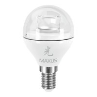 Photos - Light Bulb Maxus Sakura 1-LED-431 G45 4W 3000K E14 AP 