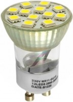 Photos - Light Bulb Brille LED GU10 2.4W 12 pcs CW MR11 (L3-004) 