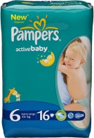 Photos - Nappies Pampers Active Baby 6 / 16 pcs 