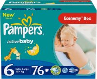 Photos - Nappies Pampers Active Baby 6 / 76 pcs 