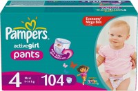 Photos - Nappies Pampers Active Girl 4 / 104 pcs 