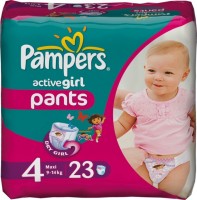 Photos - Nappies Pampers Active Girl 4 / 23 pcs 