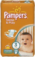 Nappies Pampers Sleep and Play 3 / 58 pcs 