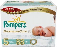 Photos - Nappies Pampers Premium Care 5 / 88 pcs 