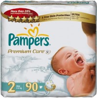 Photos - Nappies Pampers Premium Care 2 / 90 pcs 