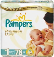 Nappies Pampers Premium Care 1 / 78 pcs 