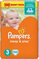 Photos - Nappies Pampers Sleep and Play 3 / 100 pcs 