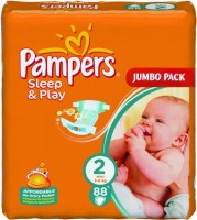 Photos - Nappies Pampers Sleep and Play 2 / 88 pcs 