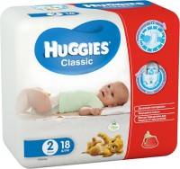 Photos - Nappies Huggies Classic 2 / 18 pcs 