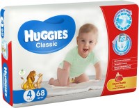 Photos - Nappies Huggies Classic 4 / 68 pcs 