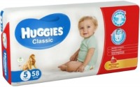 Photos - Nappies Huggies Classic 5 / 58 pcs 