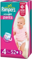 Photos - Nappies Pampers Active Girl 4 / 52 pcs 