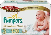 Photos - Nappies Pampers Premium Care 3 / 120 pcs 