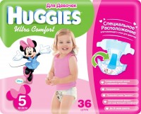 Photos - Nappies Huggies Ultra Comfort Girl 5 / 36 pcs 