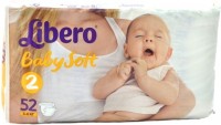 Photos - Nappies Libero Baby Soft 2 / 52 pcs 