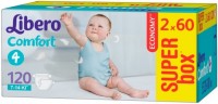 Photos - Nappies Libero Comfort 4 / 120 pcs 