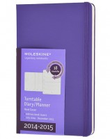 Photos - Planner Moleskine 18 months Turntable Weekly Planner Purple 