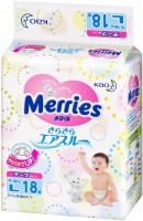 Photos - Nappies Merries Diapers L / 18 pcs 