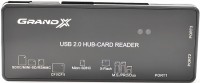 Photos - Card Reader / USB Hub Grand-X GHC-301DC 