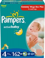 Photos - Nappies Pampers Active Baby 4 / 162 pcs 