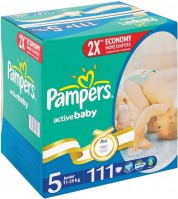 Photos - Nappies Pampers Active Baby 5 / 111 pcs 
