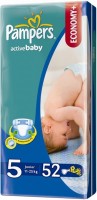 Photos - Nappies Pampers Active Baby 5 / 52 pcs 