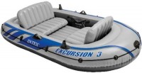 Photos - Inflatable Boat Intex Excursion 3 Boat Set 