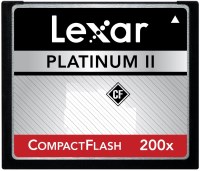 Photos - Memory Card Lexar Platinum II 200x CompactFlash 8 GB