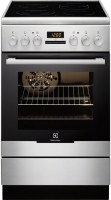 Photos - Cooker Electrolux EKC 54552 stainless steel