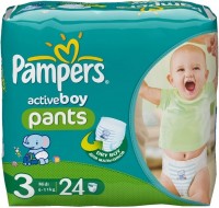 Photos - Nappies Pampers Active Boy 3 / 24 pcs 