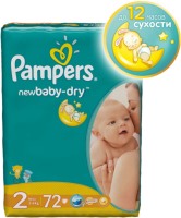 Photos - Nappies Pampers New Baby-Dry 2 / 72 pcs 