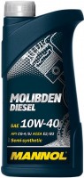 Photos - Engine Oil Mannol Molibden Diesel 10W-40 1 L