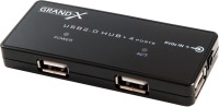 Photos - Card Reader / USB Hub Grand-X GH-404 