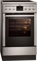 Photos - Cooker AEG 47755I9-MN stainless steel