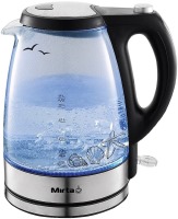 Photos - Electric Kettle Mirta KT 1040 2200 W 1.7 L  stainless steel