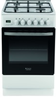 Photos - Cooker Hotpoint-Ariston H5TMH6AF white