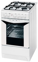 Photos - Cooker Indesit K 3G52G/R white