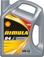 Photos - Engine Oil Shell Rimula R4 X 15W-40 5 L