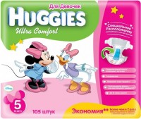 Photos - Nappies Huggies Ultra Comfort Girl 5 / 105 pcs 