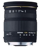 Camera Lens Sigma 18-50mm f/2.8 AF EX DC 