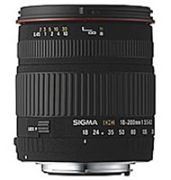 Camera Lens Sigma 18-200mm f/3.5-6.3 AF DC 