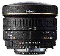 Photos - Camera Lens Sigma 8mm f/4.0 AF EX DG Circular Fisheye 