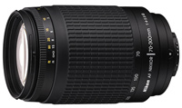 Camera Lens Nikon 70-300mm f/4.0-5.6G AF Zoom-Nikkor 