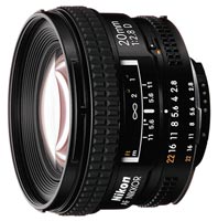 Camera Lens Nikon 20mm f/2.8D AF Nikkor 